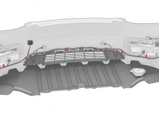 клипса Tesla Model Y 1 поколение (2020 - 2026), 1489045-00-C, 1049981-00-A