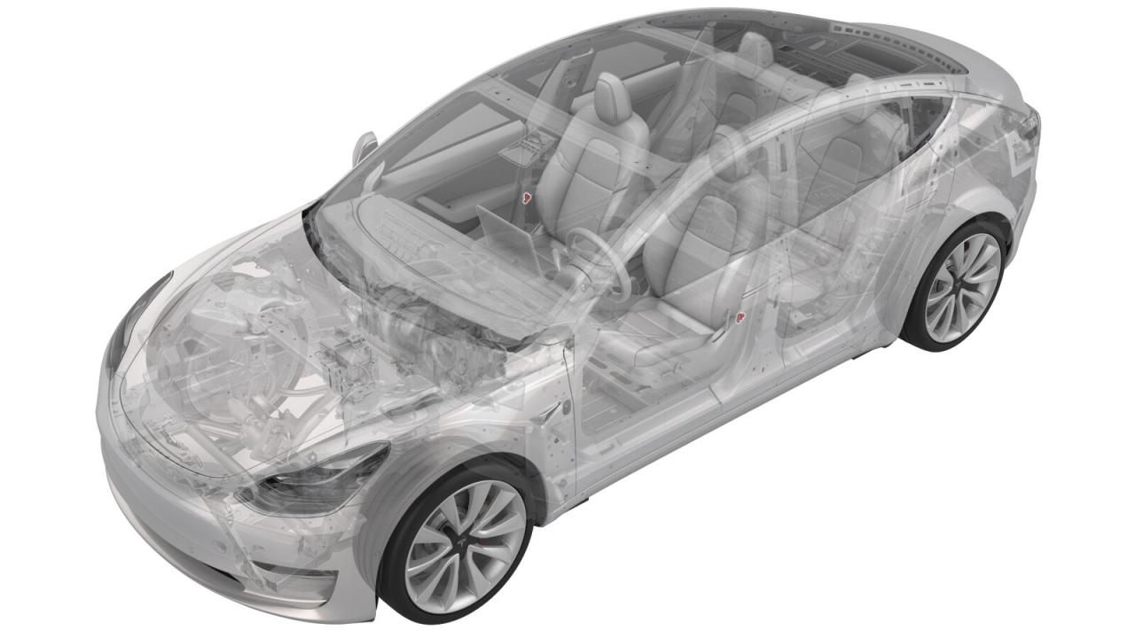 датчик удара Tesla Model 3 1 поколение (2017 - 2026), 1473447-00-A - фото №1