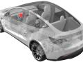 подушка безопасности водителя Tesla Model 3 1 поколение (2017 - 2026), 1096835-89-D - фото №3