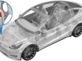датчик удара Tesla Model Y 1 поколение (2020 - 2026), 1473445-00-B, 1473445-00-A - фото №6