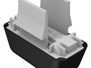 Крепление (крючок) солнцезащитного козырька Tesla Model Y 1 поколение (2020 - 2026), 1533088-99-E, 1533088-00-D