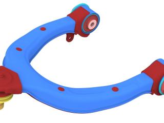 рычаг передний левый Tesla Model 3 1 поколение 2022, blue, полный привод, 1044321-00-G