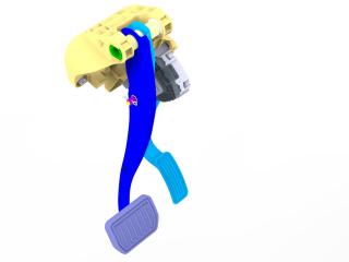 узел педальный (блок педалей) Tesla Model 3 1 поколение 2022, полный привод, 1044691-01-C