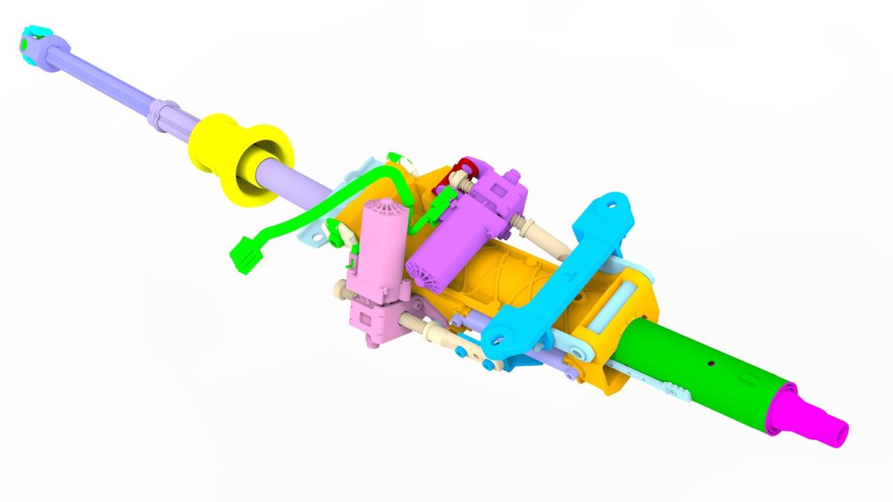 рулевая колонка Tesla Model 3 1 поколение 2022, полный привод, 1044811-00-H - фото №1