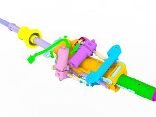 рулевая колонка Tesla Model 3 1 поколение 2022, полный привод, 1044811-00-H