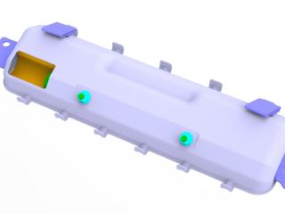 подушка безопасности коленная Tesla Model 3 1 поколение 2022, blue, полный привод, 1143753-00-A, 1077826-00-D, 1083350-00-E