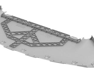 защита бампера (кенгурятник) Tesla Model 3 1 поколение 2022, 1084174-00-D