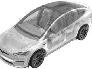 фильтр воздушный Tesla Model X 1 поколение [рестайлинг] (2021 - 2026), 1647254-00-A