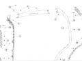 Кронштейн накладки, проема подъемной задней двери Tesla Model X 1 поколение 2016, 1059185-00-A, 1059186-00-A - фото №5