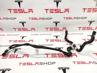 Патрубок системы охлаждения теплообменник (Chiller)-батарея Tesla Model 3 1 поколение 2019, 1077579-00-E