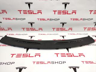 Панель крепления дефлекторов обдува лобового стекла (сетка) Tesla Model S 1 поколение 2016, 6007510-00-G, 1023272-00-B, 1023273-00-B