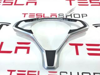 Корпус декоративный подушки безопасности водителя Tesla Model S 1 поколение [рестайлинг] 2017, 2463292, 250765, 12463293