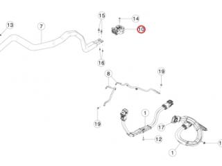 соединитель проводов Tesla Model S 1 поколение [2-й рестайлинг] 2021, 1569000-70-A, 1507801-00-D