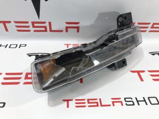фара противотуманная левая Tesla Model S 1 поколение [2-й рестайлинг] 2021, 1563710-00-A