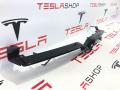 Накладка V-образная декоративная переднего гриля хром (птичка) Tesla Model S 1 поколение [2-й рестайлинг] 2021, 1611012-00-B - фото №2