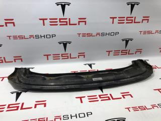 Гребень переднего бампера Tesla Model S 1 поколение [2-й рестайлинг] 2021, 1649987-00-A