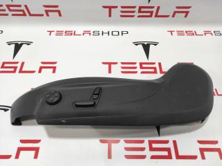 Накладка декоративная сиденья водителя Tesla Model S 1 поколение 2016, 1007274-00-A, 1007271-00-A, 1022448-00-A, A1648201310, AG130872