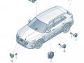 датчик удара Audi e-tron 1 поколение 2019, электро, 4KE959345A - фото №5