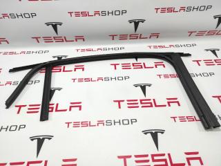 Уплотнитель стекла подъемной задней двери Tesla Model X 1 поколение 2019, 1032277-00-E, 1069520-90-H, 1484041-00-A