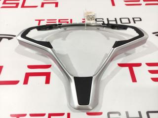 Корпус декоративный подушки безопасности водителя Tesla Model S 1 поколение 2012, 2463292.25076512