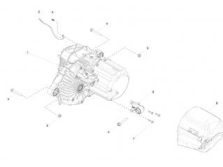 Электродвигатель Tesla Model X 1 поколение 2020, 1072964-00-A