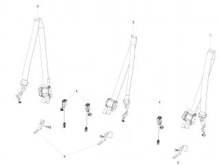 подушка безопасности Tesla Model X 1 поколение 2020, 1089189-06-B