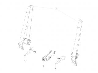 подушка безопасности Tesla Model X 1 поколение 2020, 1036732-05-D