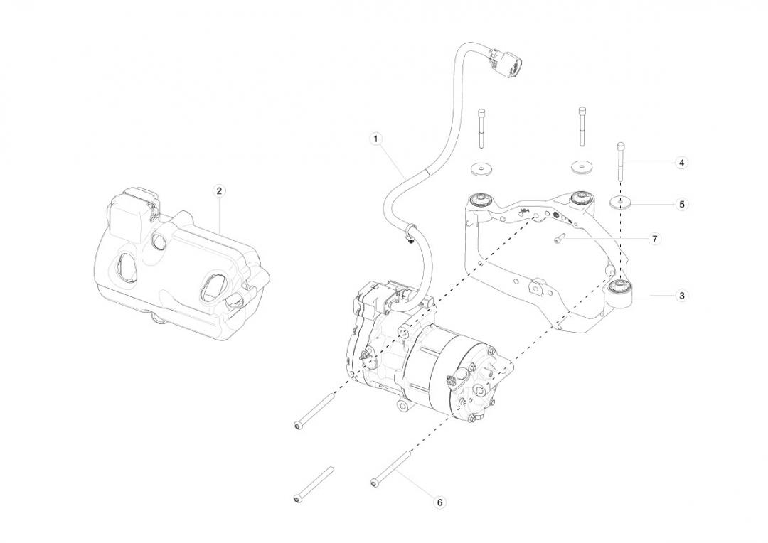 вентилятор охлаждения отсека электроники Tesla Model X 1 поколение 2020, 1062032-00-A - фото №1
