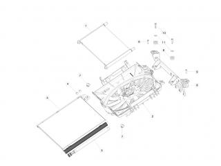 Воздуховод заднего ряда Tesla Model X 1 поколение 2020, 1056347-00-B