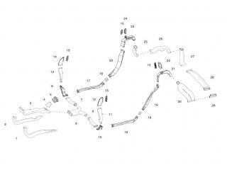 Воздуховод зарядного порта Tesla Model X 1 поколение 2020, 1090897-00-B