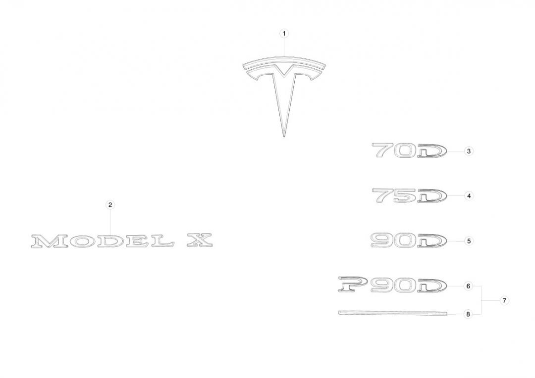 защита арок (подкрылок) Tesla Model X 1 поколение 2020, 1041362-00-E - фото №1