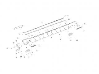 рама Tesla Model S 1 поколение [рестайлинг] 2020, 1010496-00-A