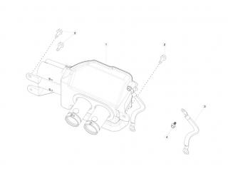 провод высоковольтный Tesla Model S 1 поколение [рестайлинг] 2020, 1057706-00-A
