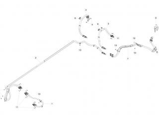 провод высоковольтный Tesla Model X 1 поколение 2020, 1027711-00-D