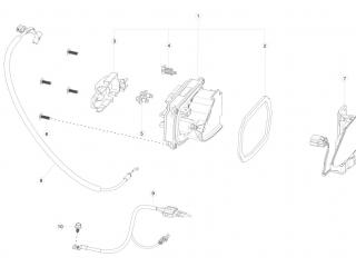 провод высоковольтный Tesla Model X 1 поколение 2020, 1027643-01-B