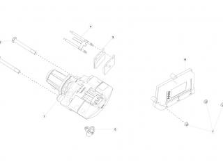 Электродвигатель Tesla Model X 1 поколение 2020, 1027441-00-A