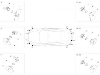 проводка Tesla Model S 1 поколение [рестайлинг] 2020, 1014395-06-B