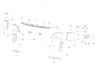 проводка Tesla Model X 1 поколение 2020, 1108350-00-C