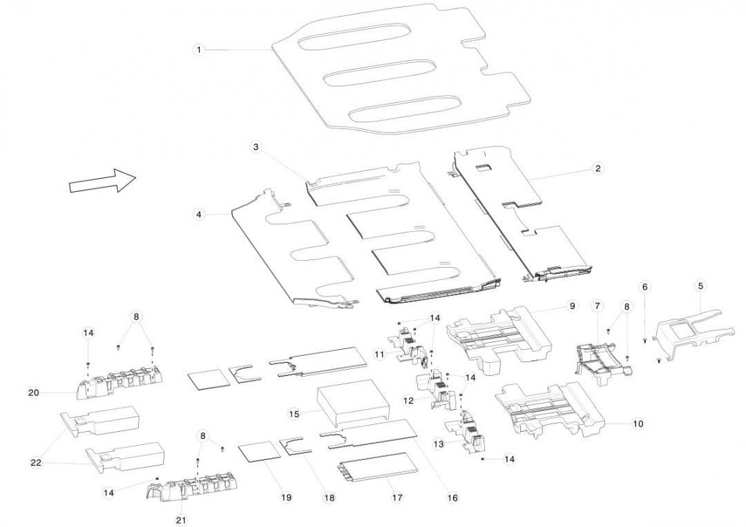 накладка декоративная Tesla Model X 1 поколение 2020, 1066604-00-B - фото №1