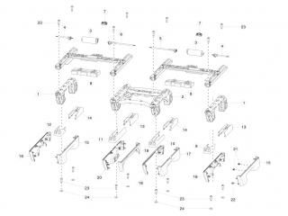 салон (комплект сидений) Tesla Model X 1 поколение 2020, 2007131-00-A