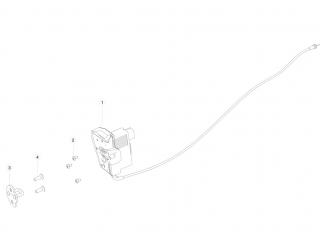 замок двери Tesla Model X 1 поколение 2020, 1069485-S0-A