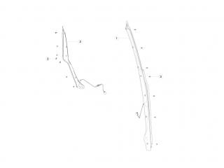 замок двери Tesla Model X 1 поколение 2020, 1058356-00-C