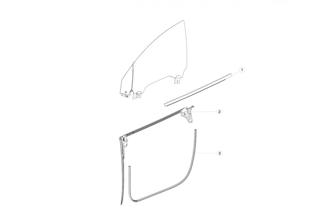 замок двери Tesla Model X 1 поколение 2020, 1061910-00-B - фото №1