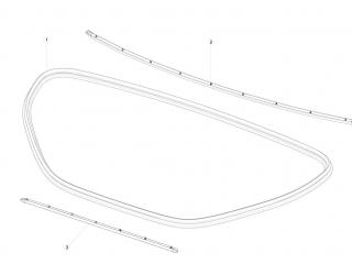 замок двери Tesla Model X 1 поколение 2020, 1047022-00-S