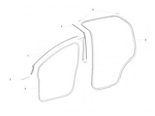 замок двери Tesla Model X 1 поколение 2020, 1064405-98-B