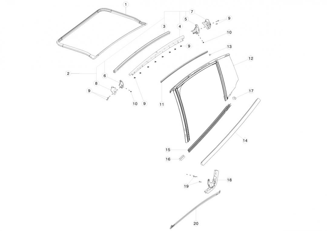 замок двери Tesla Model X 1 поколение 2020, 1034837-S0-A - фото №1