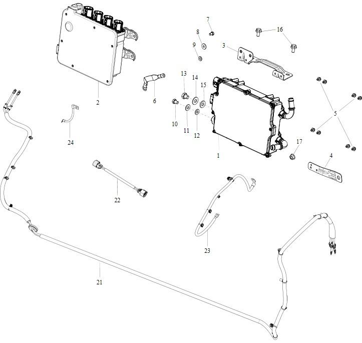 провод высоковольтный Tesla Model S 1 поколение 2016, 2005666 - фото №1