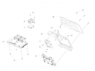 проводка Tesla Model S 1 поколение [рестайлинг] 2020, 1038709-00-A