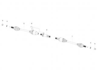 Электродвигатель Tesla Model S 1 поколение [рестайлинг] 2020, 1030615-00-D