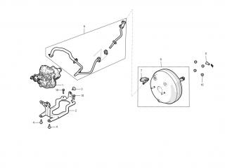 Вакуумная трубка тормозной системы Tesla Model S 1 поколение 2016, 6006358-00-C